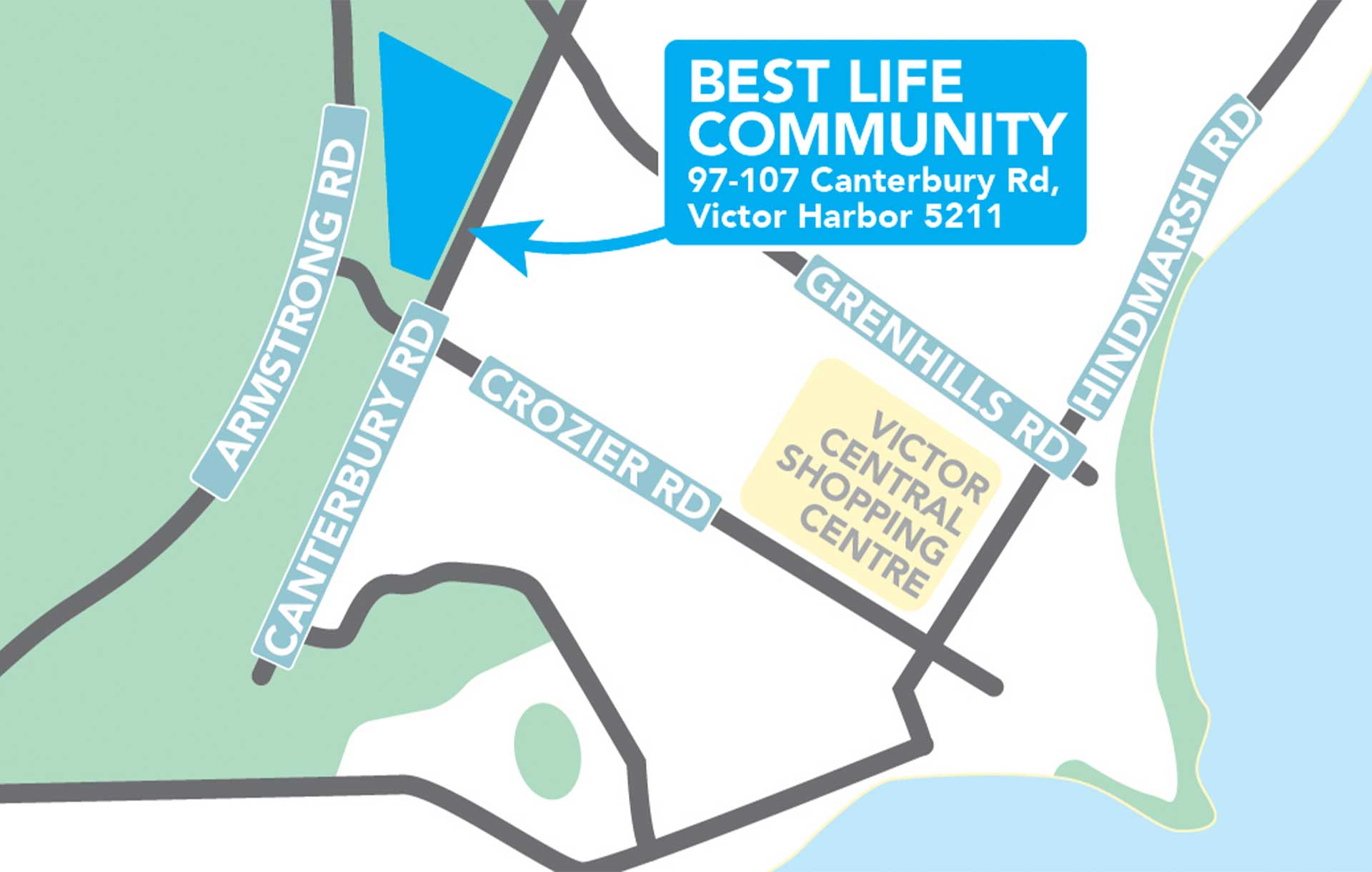 Best Life Communities, Victor Harbor Map